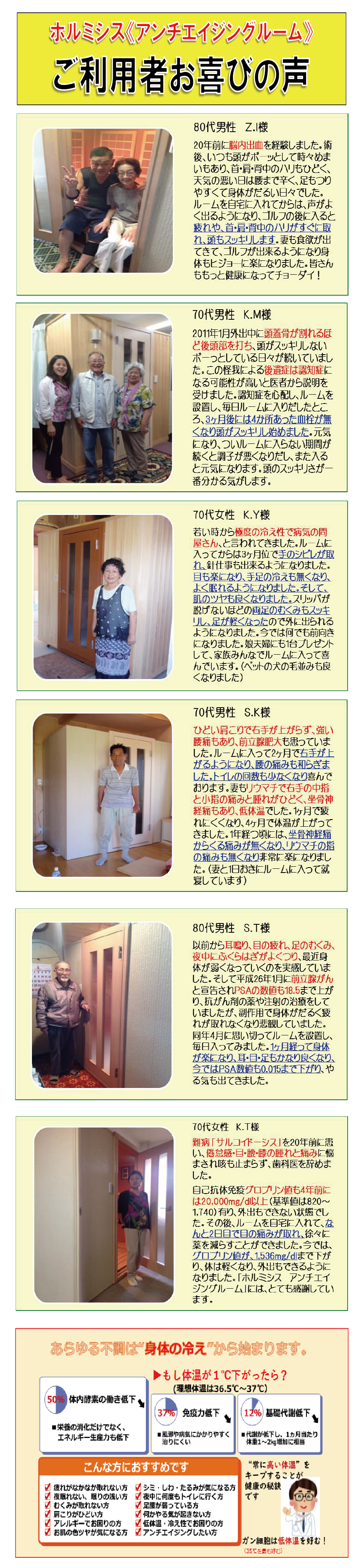 お客様喜びの声
